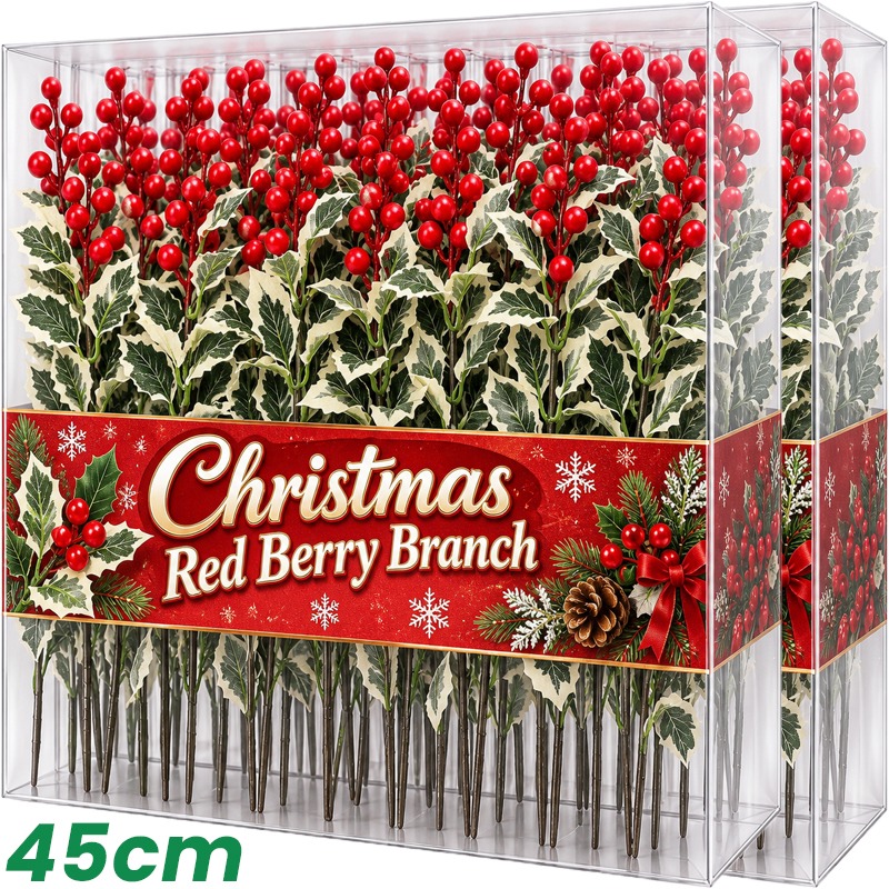 Christmas Wreath Fake - Ornement de plantes de baies rouges