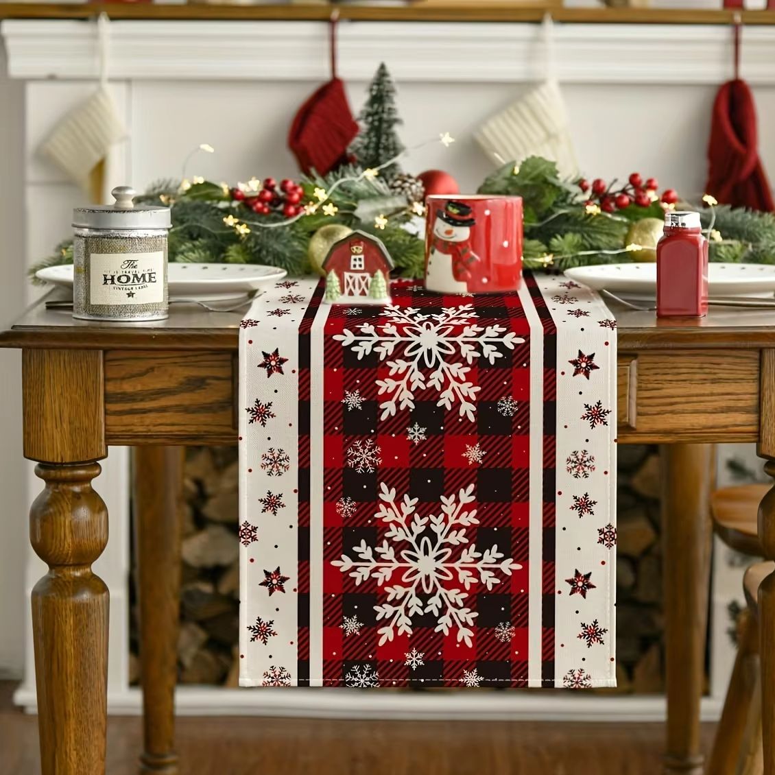 Christmas Table Runner - Chemin de table de Noël en