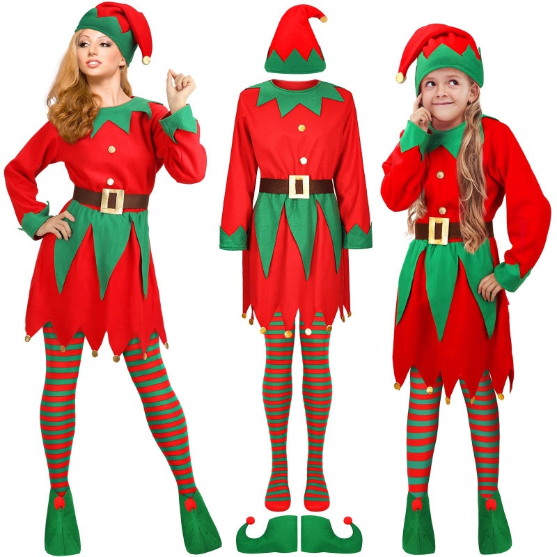 Elf Costume Christmas - Costume de Noël pour adulte, costume