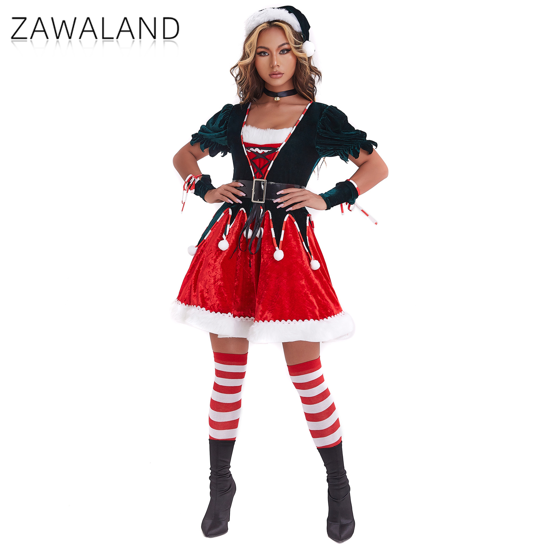 Elf Costume Christmas - Robes de Cosplay elfe de noël