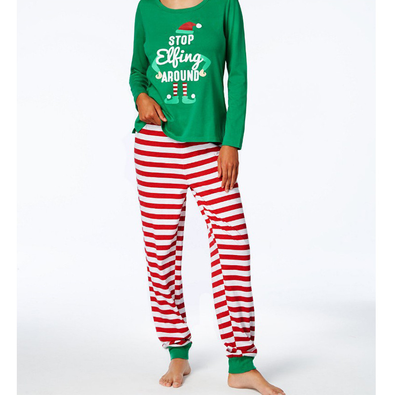 Elf Costume Christmas - Ensemble de pyjamas assortis pour couples