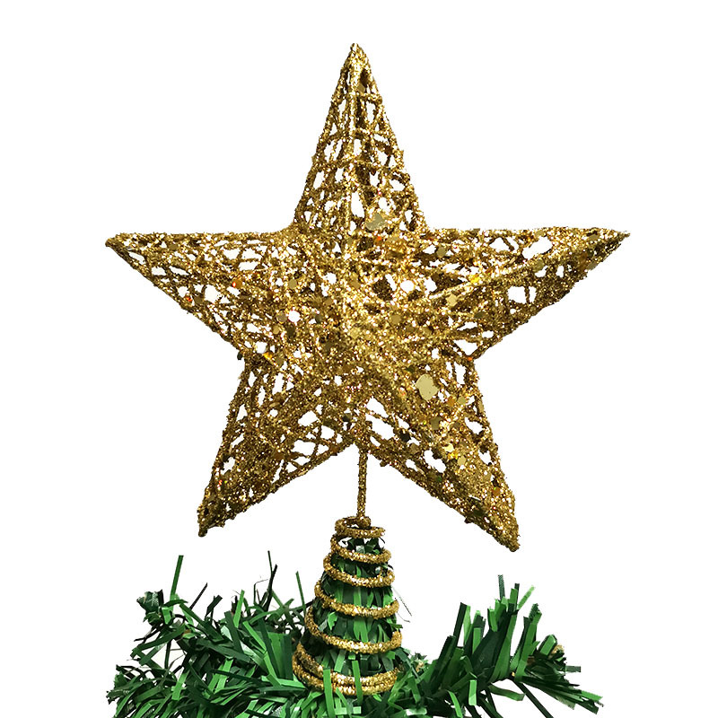1 pièce 15x20cm or paillettes  - Star Tree Topper avis et prix