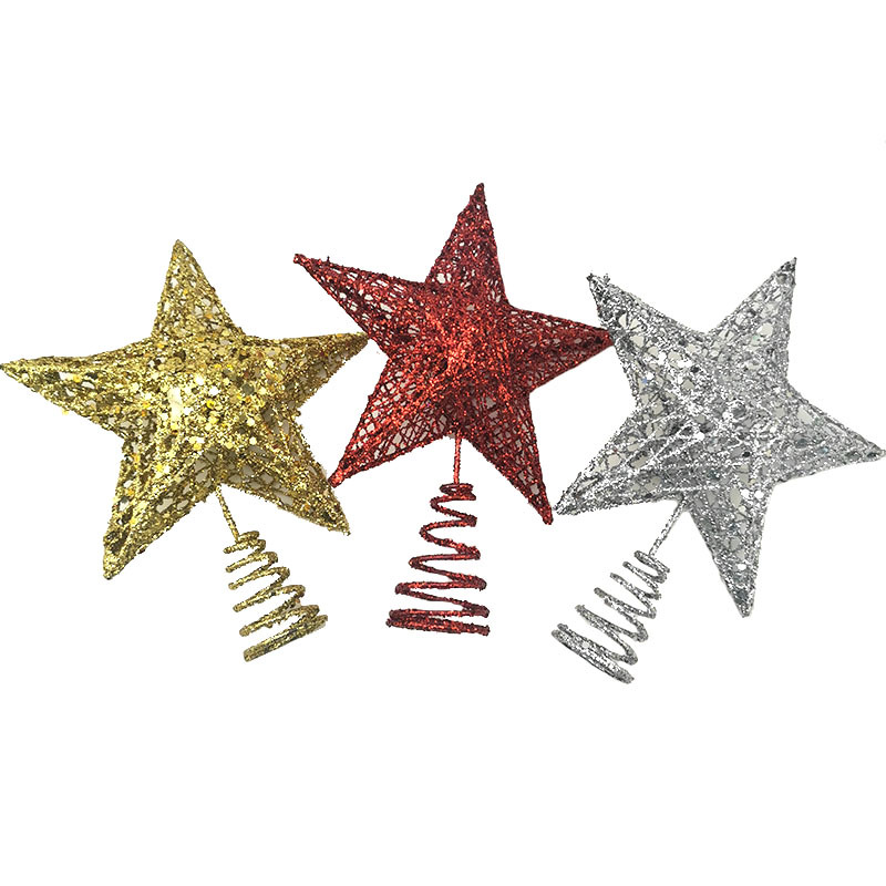 1 pièce 15x20cm or paillettes  - Star Tree Topper avis et prix