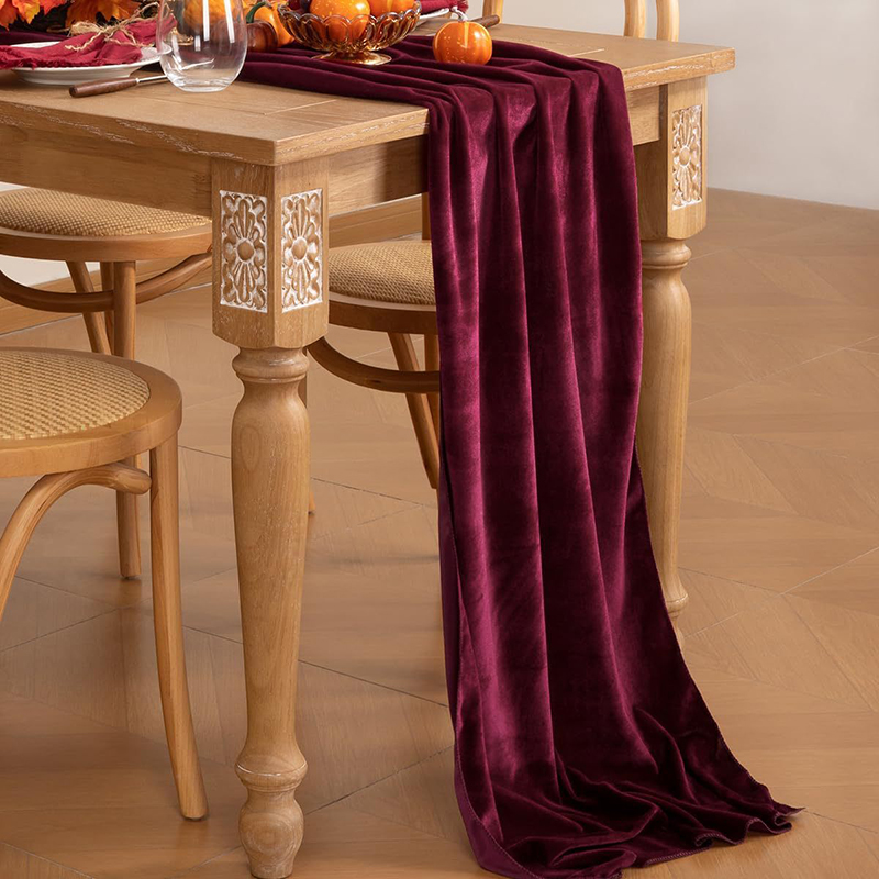 Chemin de table en velours, do - Christmas Table Runner avis et prix