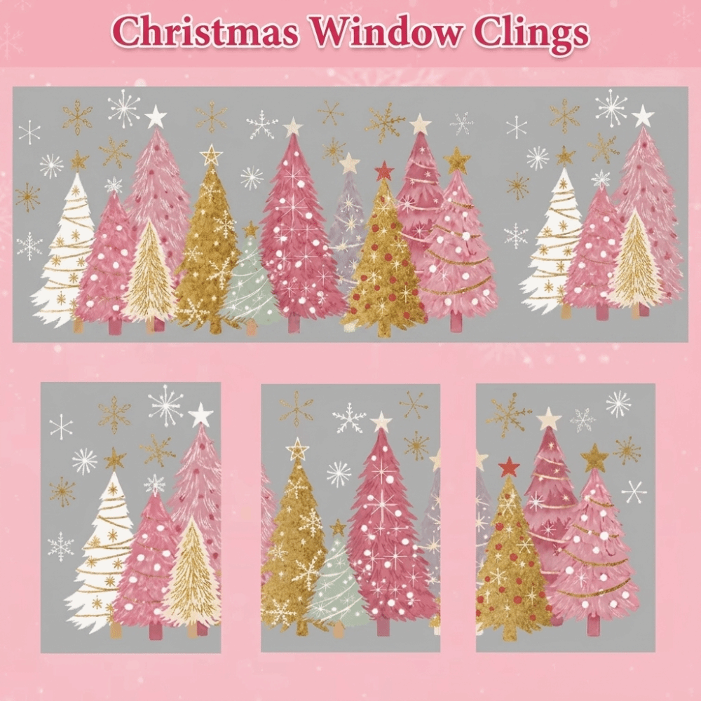 Autocollants de Noël réutilisa - Snowflake Window Decal avis et prix