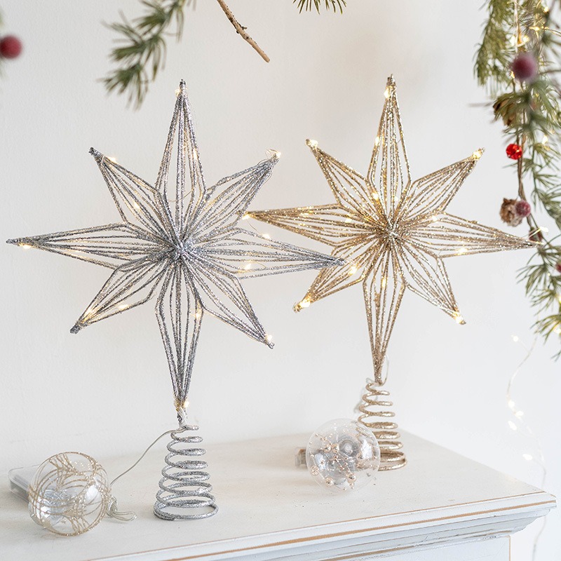 Décoration de Noël, étoile lum - Star Tree Topper avis et prix