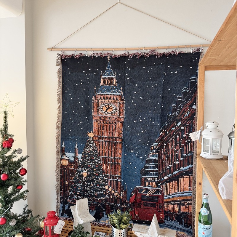 Tapisserie murale de Noël 2026 - Christmas Throw Blanket avis et prix