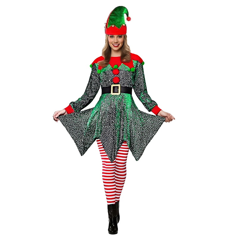 Ensemble de 5 pièces de costum - Elf Costume Christmas avis et prix