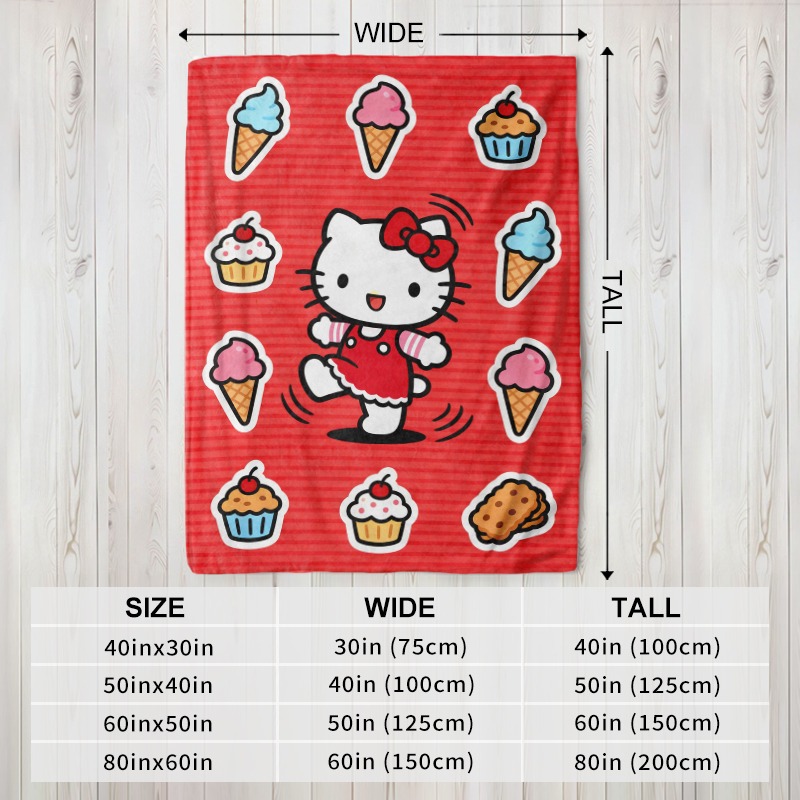 Couverture Sanrio Hello Kitty, - Christmas Throw Blanket avis et prix