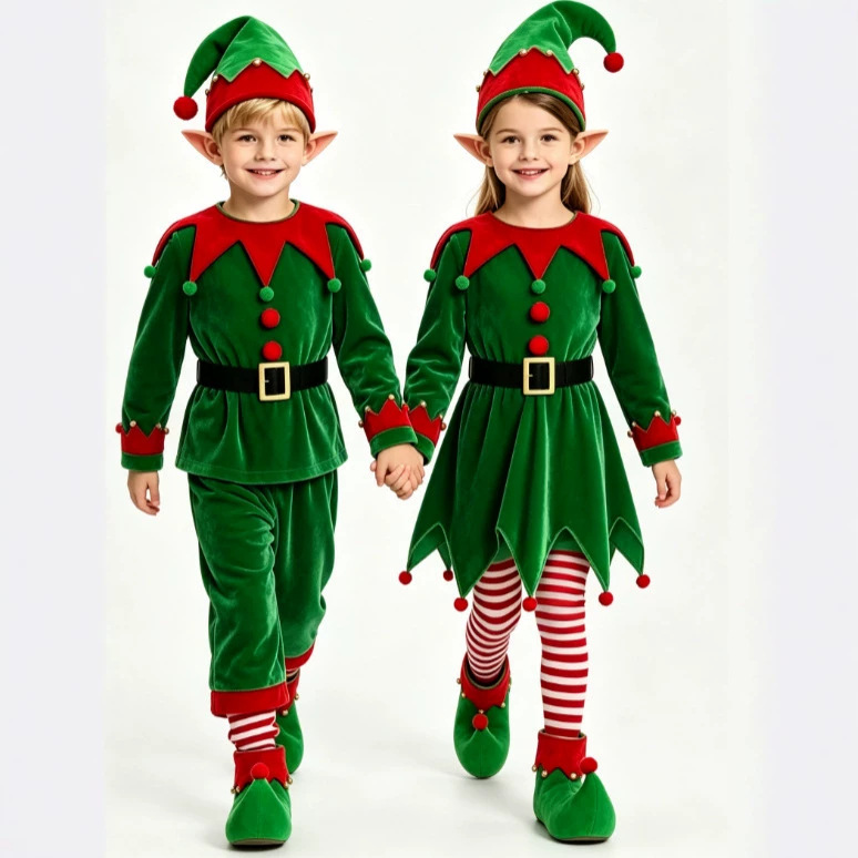 Costumes de Noël pour garçons  - Elf Costume Christmas avis et prix